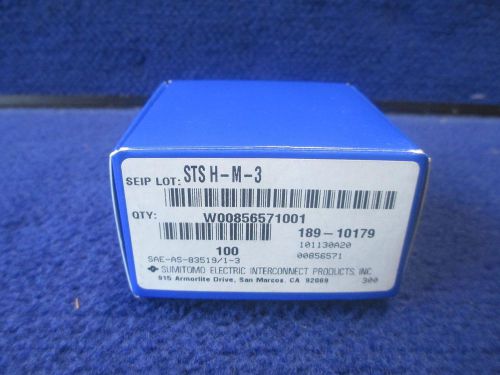#m265 1500pcs of solder sleeve shields terminators sts-h-m-3 sumitomo for sale