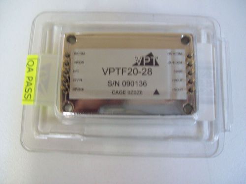 VPT INC VPTF20-28 MILITARY GRADE EMI FILTER - BRAND NEW - FREE SHIPPING!!!