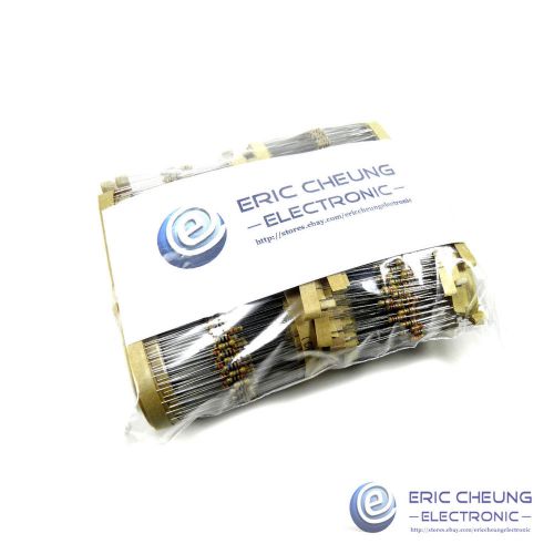 50value 1/2w carbon film resistor assortment kit 5% 1000pcs 1 ohm -1m ohm 9 for sale
