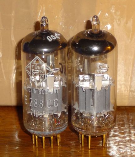 2  tubes E288CC  8223  Siemens Telefunken   (t177)
