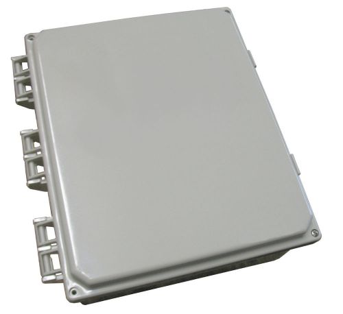 Electrical enclosure nema 4x w/ back plate hinge cover 16x14x7 w/ al sub panel for sale