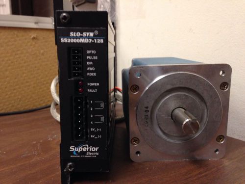Superior Electric SLO-SYN SS2000MD7-128-100 STEPPING DRIVER With Motor