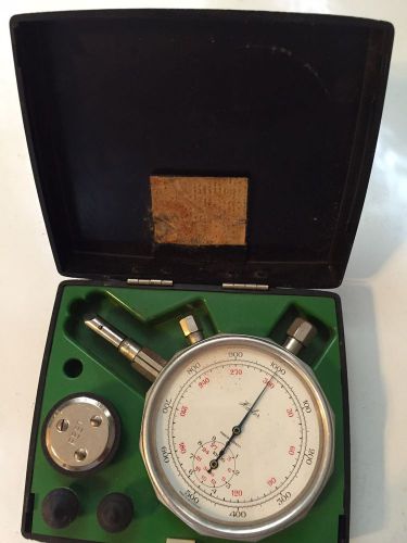 Vintage HASLER TACHOMETER (Speed Indicator) w/case