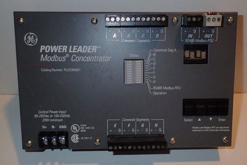 GE PLZOOMG01 POWER LEADER MODBUS CONCENTRATOR Used, Tested