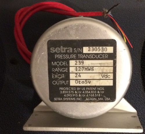 SETRA MODEL 239 PRESSURE TRANSDUCER