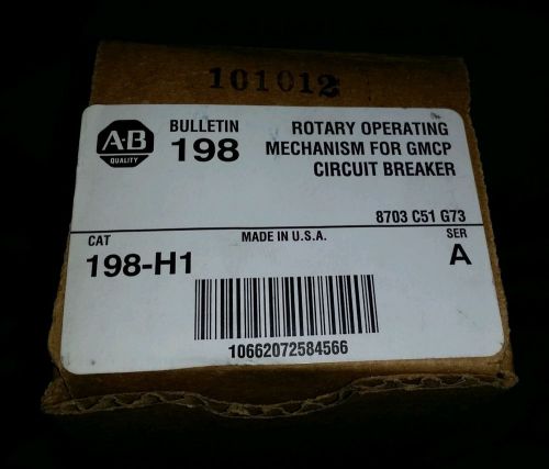 New allen bradley 198-h1 rotary operating mechanism for gmcp circuit breaker for sale