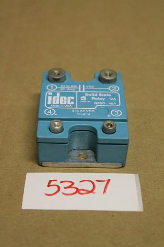 IDEC SOLID STATE RELAY RSSD (5327)
