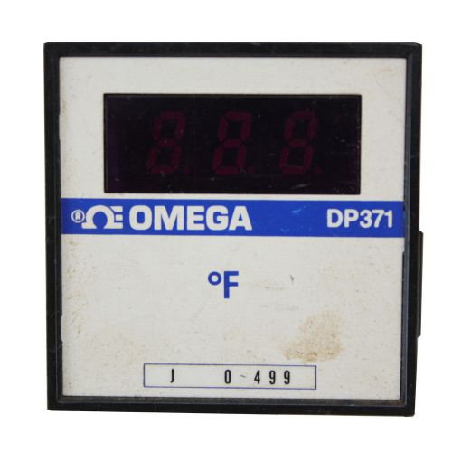Omega engineering dp371 0-499°f temperature digital panel thermometer for sale