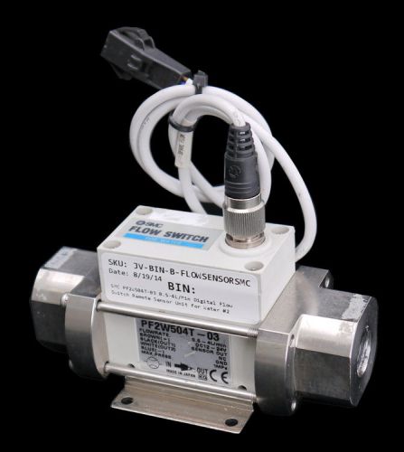 SMC PF2W504T-03 0.5-4L/Min Digital Flow Switch Remote Sensor Unit for Water #2