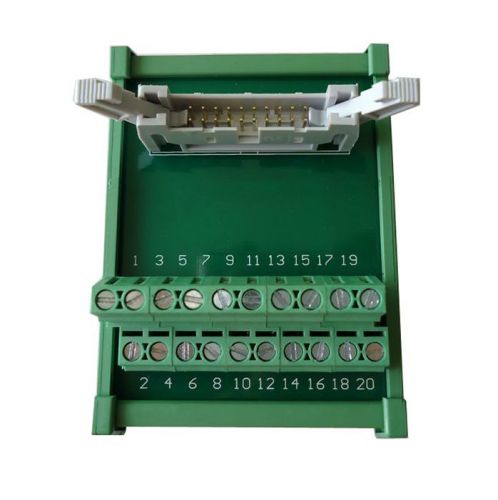 Idc-20 din rail mounted interface new arrival adam-3920 plc relay terminal for sale