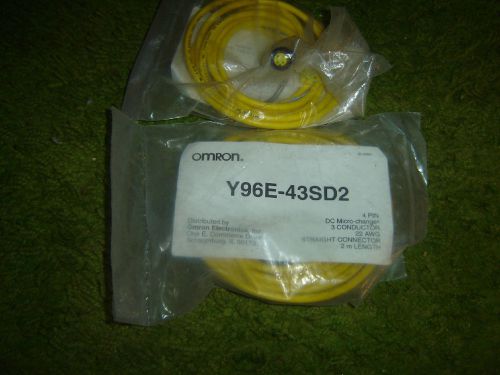 1 new three wire sensor cable / 4 pin micro quick chainge omron y96e-43sd2 /2m for sale