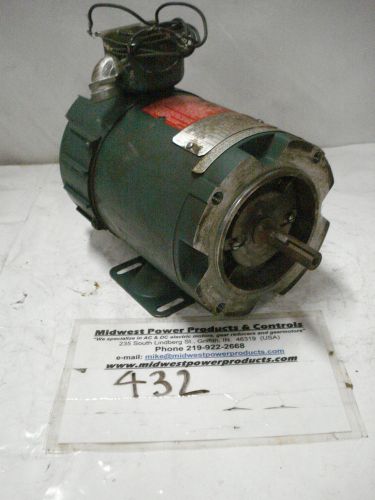 Reliance motor t56h1101, .33hp, 1725rpm, 56c, 90vdc, 575field, tenv for sale