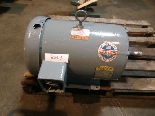 BALDOR 10HP MOTOR RPM 1725 CAT. M3714T? (3363)