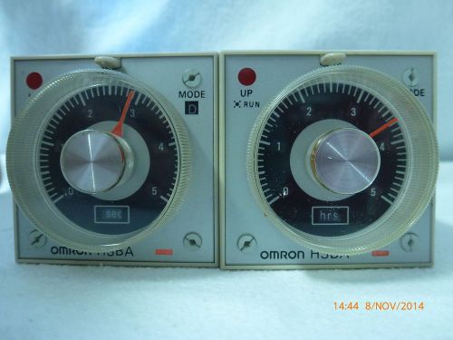 Omron H3BA Control 220-240VAC 50-60Hz 9vA 5A 250VAC 12pin Qty 2 Good Condition