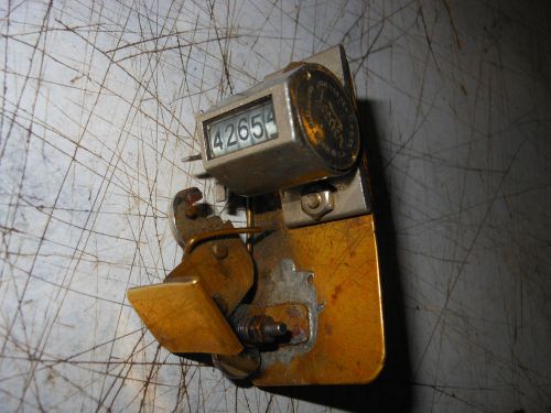 Vintage  Veeder Manual Tally Counter Tool With Finger Ring WORKS Ford