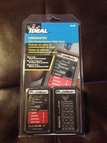 BRAND NEW IN BOX! IDEAL LinkMaster Data Communications Cable Tester 62-200