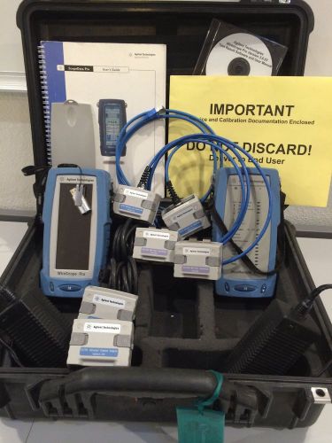 Agilent wirescope pro cat 5e 6 tester w/mmf 2015 calibration for sale