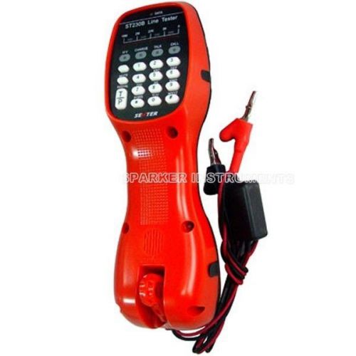 New st230b mini telephone line tester network cable tester meter for sale