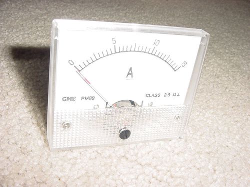 Analog Panel Meter 0-15 Amp DC with Shunt attached