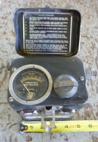 Vintage Combusitble Gas Indicator USAF P/N 74983