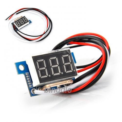 0.36&#034; Red LED lf Digital DC Ammeter AMP Mini Current Panel Meter DC 0-10A EP98