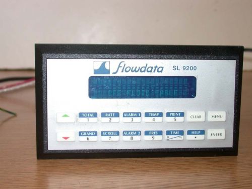 Flowdata Flow SL92-1 SL 9200 Flowmeter controller Free S&amp;H