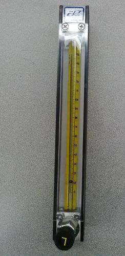 Cole Parmer PMR1-010334 Stainless Steel Rotameter Flowmeter with Valve
