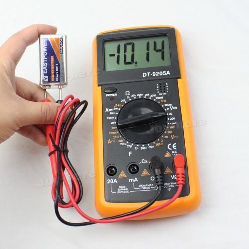 New digital lcd voltmeter ammeter ohmmeter test meter multimeter wlsg for sale