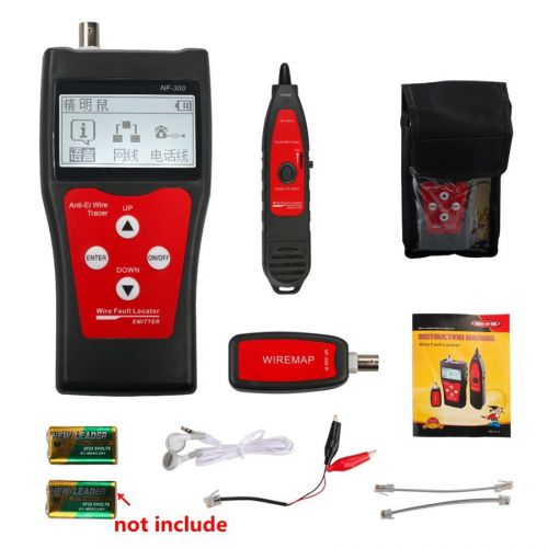 Test Meter NF-300 LCD Display Telephone Network Error Cable Wire Tracker BNC