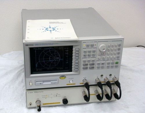 Agilent 4395a + 87511a /1d5/1d6 10hz-500mhz network spectrum impedance analyzer for sale