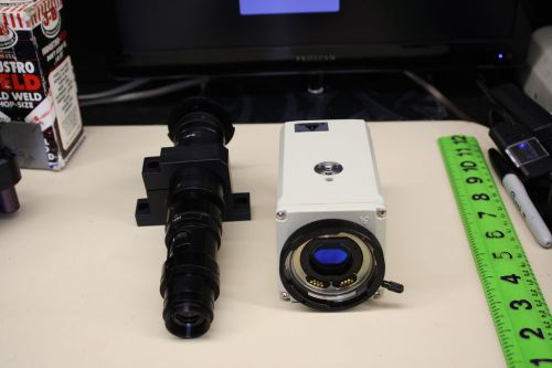 Sony XC 970 w Navitar 6000 Microscope Lens System