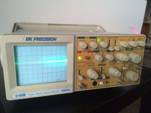 2190b dual trace oscilloscope 100 MHz BK precision