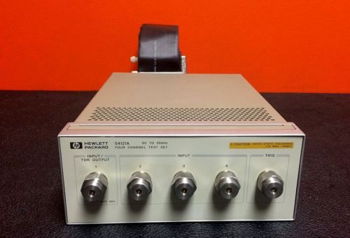 HP 54121A 20 GHz 4 Channel Test Set for 54121T Oscilloscopes + Transfer Cable