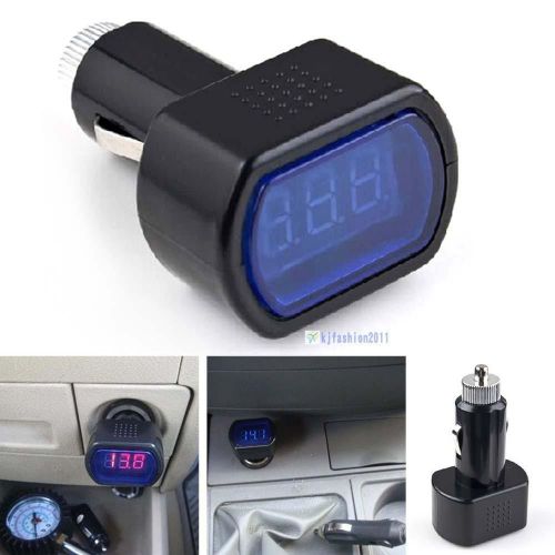 Digital Monitor Car Volt Voltmeter LCD Cigarette Lighter Voltage Panel Meter