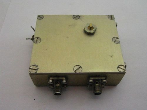Microwave Amplifier 61.39-72.05 MHz  25v 5dBm 10dB gain tested