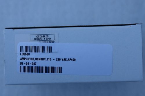 DINEL AF400A FIBER OPTIC AMPLIFIER 115/230VAC DIN MOUNT( New in Box)