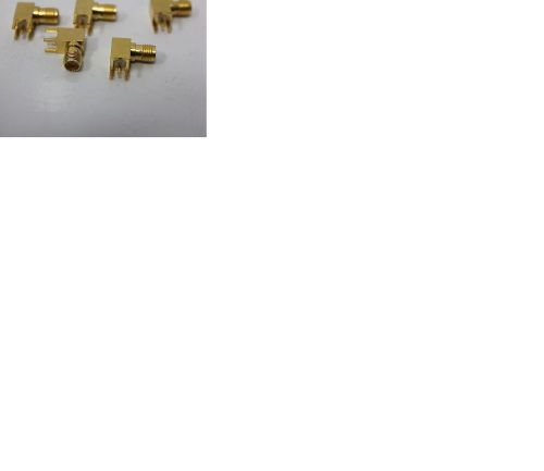 AMP RF MICROWAVE COAXIAL PCB MOUNT CONNECTORS SMA GOLD 221790-1Lot of 50