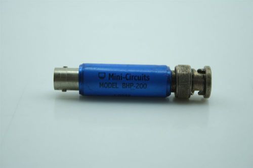 Mini-Circuits BHP-200 High Pass Filter HPF 0.5W BNC TESTED  by the spec