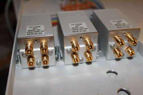 Lot of  4 Agilent 87222E  4 Port, DC-50 GHz, with Option 201 One Price for ALL