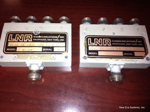 LNR Communications 4-WAY Power Divider PD-42 3.95GHz N-FEMALE Connectors USED
