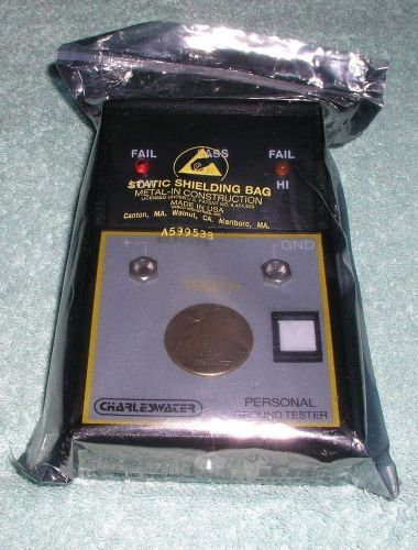 New charleswater personal esd ground tester for sale