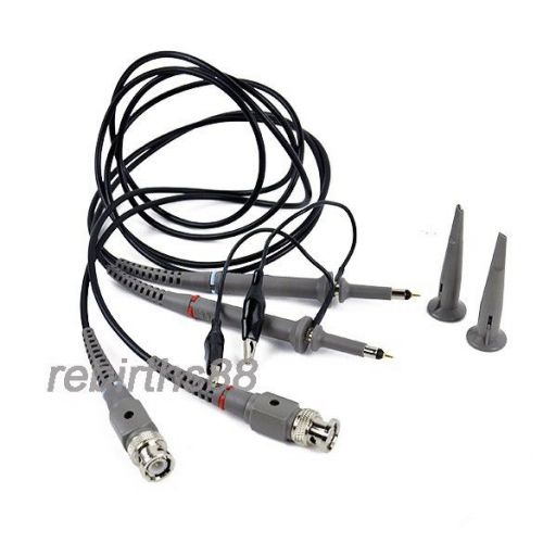 Oscilloscope qw Scope 100MHz Probe Test Detector Kit Clip tools 1Pair K0E1