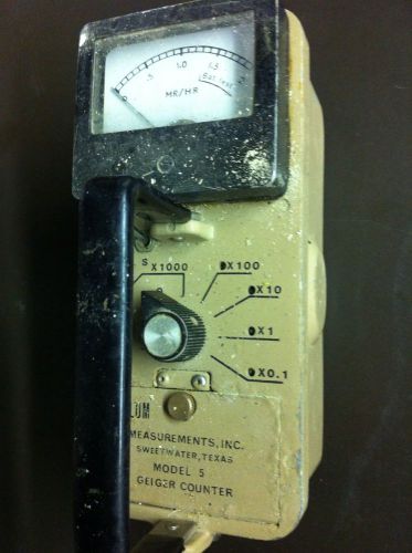 Ludlum Measurements Model 5 Geiger Counter