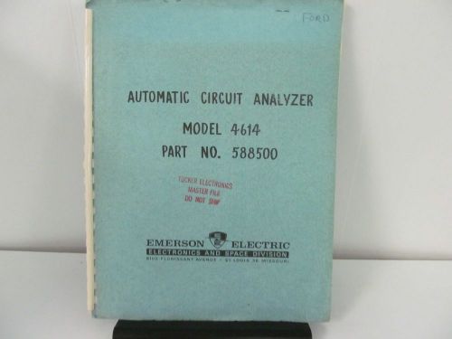Emerson Electric 4614 Automatic Circuit Analyzer
