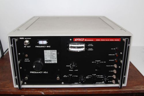 EPSCO Microwave PG5KB Pulse Power Source Generator with 5238H/B8 4.5 kW Works!!!