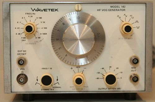 Wavetek 142 High Frequency VCG Generator 0.0005 Hz to 10 MHz
