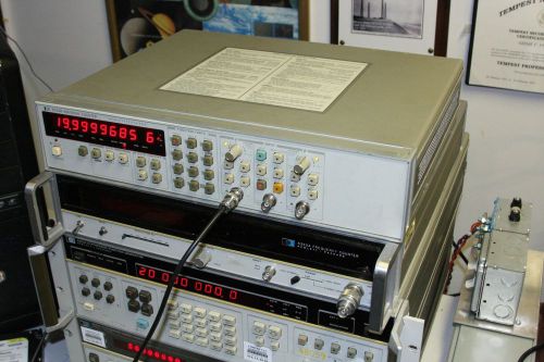 HP-5334A Frequency Counter with 10 MHz Ref In/Out on rear
