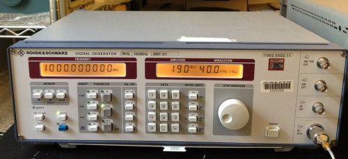 Rohde &amp; schwarz smy01 signal generator 9khz - 1040ghz, tested for sale