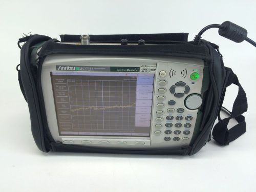 Anritsu MS2721A Handheld Spectrum Master W/ Antennas, Cables and Case