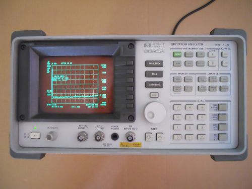 Hp agilent 8590a opt h50 10 khz - 1.5 ghz spectrum analyzer hp-ib gp-ib for sale
